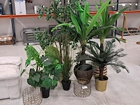 9x kunstplanten en bomen - afbeelding 1 van  12