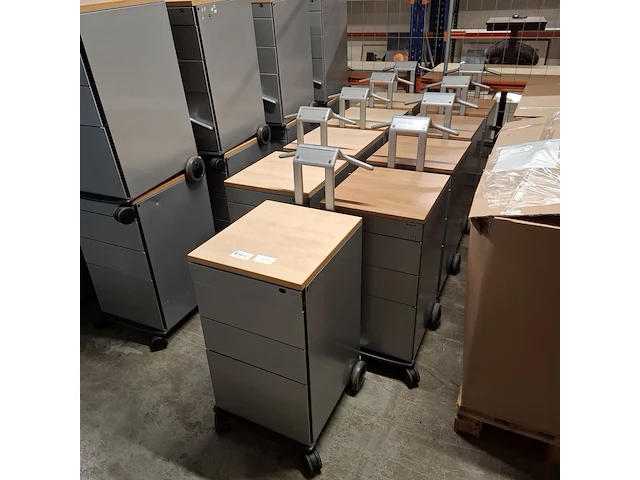 9x ladeblok trolley, ahrend - afbeelding 2 van  11