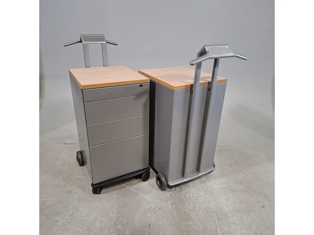 9x ladeblok trolley, ahrend - afbeelding 1 van  11