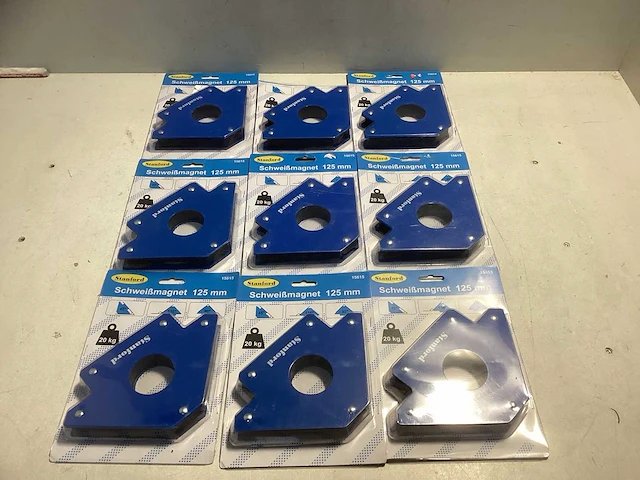 9x lasmagneet 125 mm 20kg - afbeelding 1 van  1