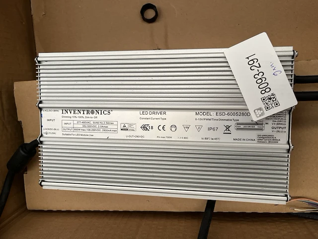 9x led driver ip67 inventronics, esd-600s280d - afbeelding 3 van  4