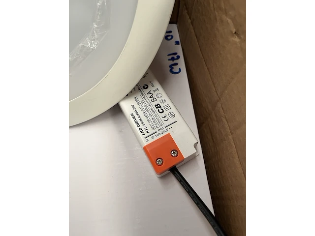 9x led inbouwspot/-paneel 17w met led driver ellipz lighting - afbeelding 4 van  4