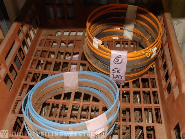9x lenox en bahco band of lintzagen, nieuw, incl. krat - afbeelding 1 van  2