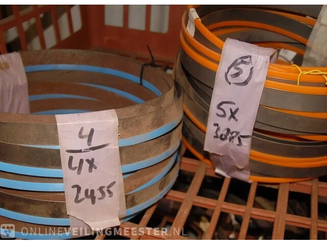 9x lenox en bahco band of lintzagen, nieuw, incl. krat - afbeelding 2 van  2