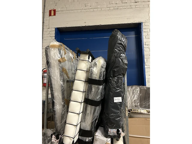 9x luxe opklapbed/vouwbed met matras - afbeelding 2 van  5