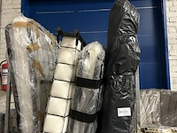 9x luxe opklapbed/vouwbed met matras - afbeelding 2 van  5