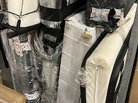 9x luxe opklapbed/vouwbed met matras - afbeelding 3 van  5