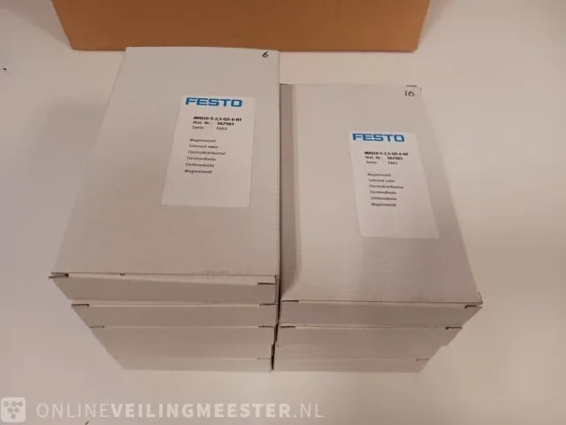 9x magneet ventielen festo, mhj10-s-2,5-qs-6hf - afbeelding 12 van  23
