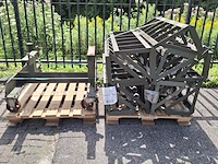 9x metalen frame en 1x motorbok - afbeelding 1 van  9