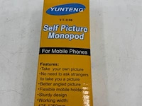9x monopod yunteng, yt-1188 - afbeelding 2 van  5