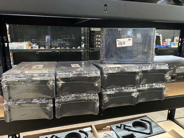 9x polycarbonaat v0 behuizing ip66 bopla, grafietgrijs/transparant - afbeelding 1 van  2