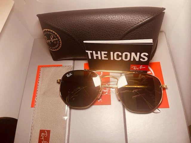 9x ray-ban zonnebrillen - aviator, colonel en marshal - afbeelding 3 van  15
