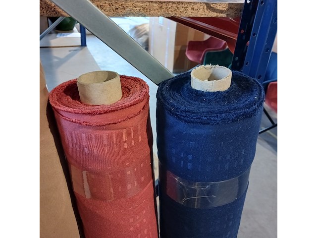 9x rol meubel- bekledingsstof - assorti - afbeelding 2 van  10