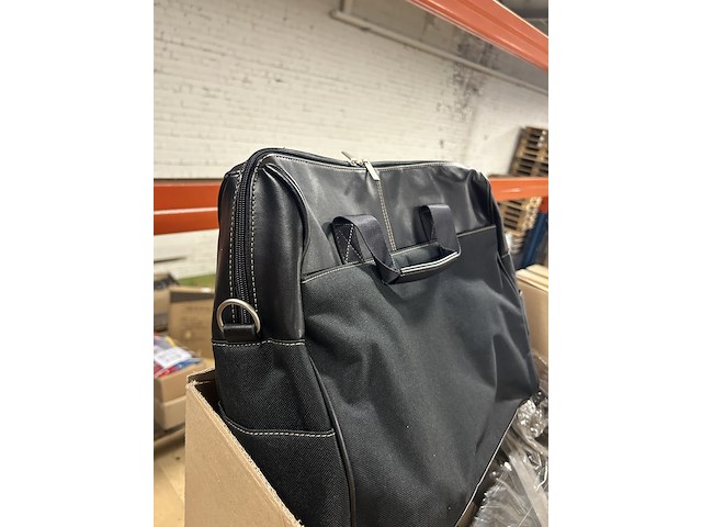 9x schoudertas, zwart - afbeelding 4 van  6