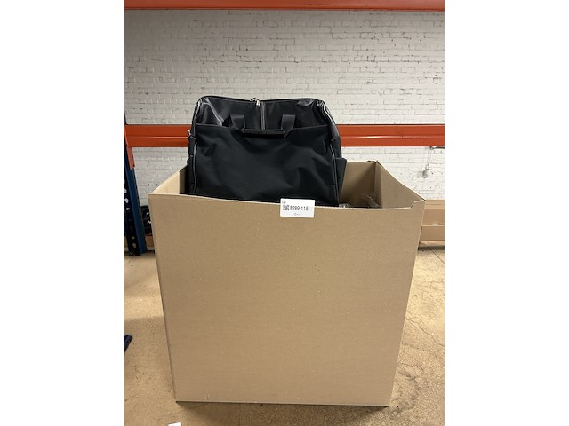 9x schoudertas, zwart - afbeelding 5 van  6