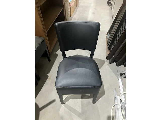 9x stoelen, bruin/zwart - afbeelding 2 van  4