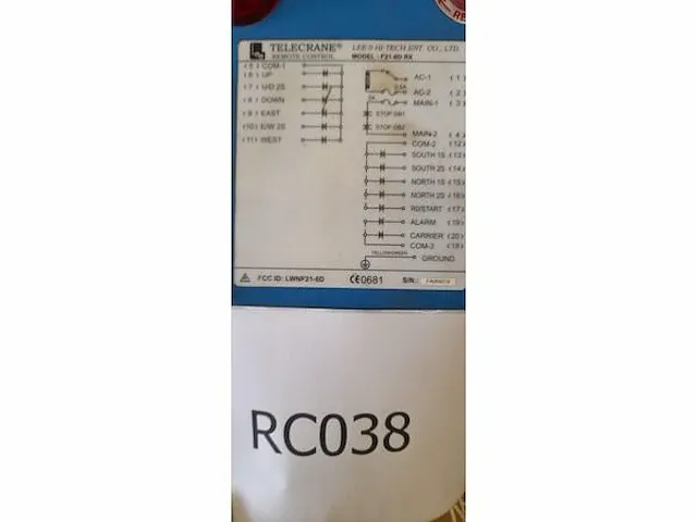 9x telecrane radiobesturingen t.b.v. bovenloopkranen / takels - afbeelding 14 van  25