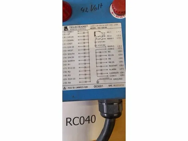 9x telecrane radiobesturingen t.b.v. bovenloopkranen / takels - afbeelding 17 van  25