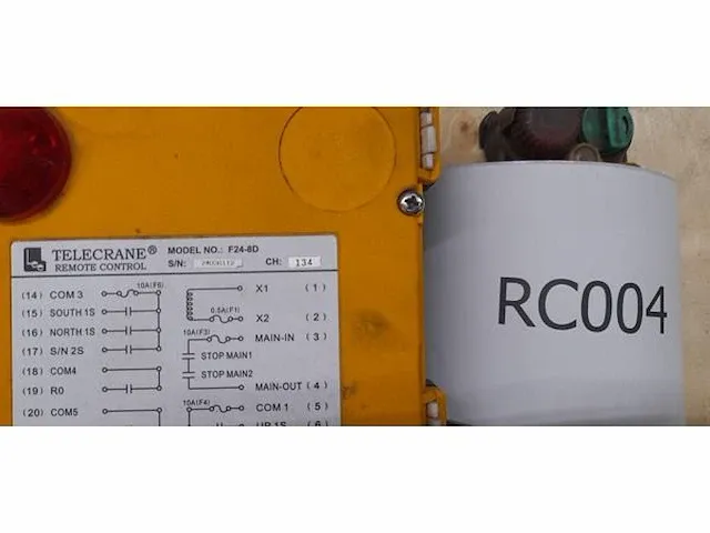 9x telecrane radiobesturingen t.b.v. bovenloopkranen / takels - afbeelding 20 van  25