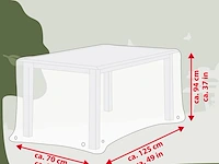 9x waterdichte hoezen voor tuinmeubelen ultranatura - afbeelding 3 van  6