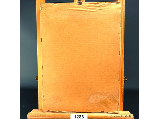 A. j. van dijk martinitoren groningen. ingekleurde ets - afbeelding 5 van  5