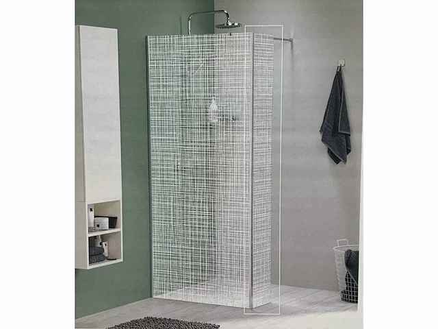 A1-030-hemp glaspaneel voor inloop douche 30cm - afbeelding 1 van  3