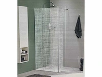 A1-030-hemp glaspaneel voor inloop douche 30cm - afbeelding 1 van  3