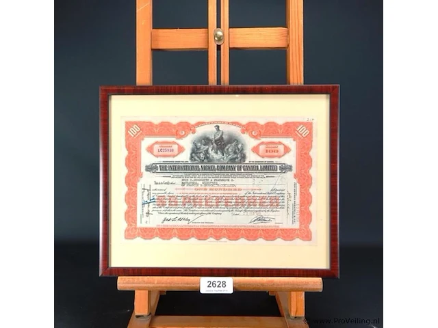 Aandeel the international nickel company of canada limited (1931) - afbeelding 2 van  5