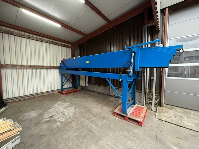 Aangedreven telescopische transportband 18 meter 650x145x265cm - afbeelding 2 van  12