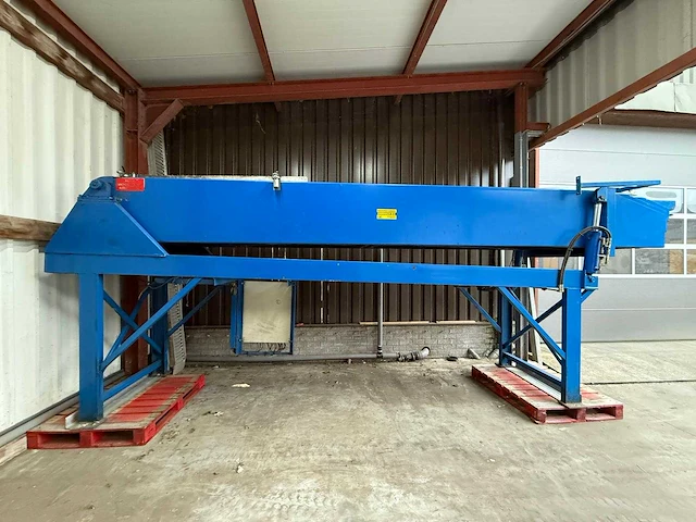 Aangedreven telescopische transportband 18 meter 650x145x265cm - afbeelding 1 van  12