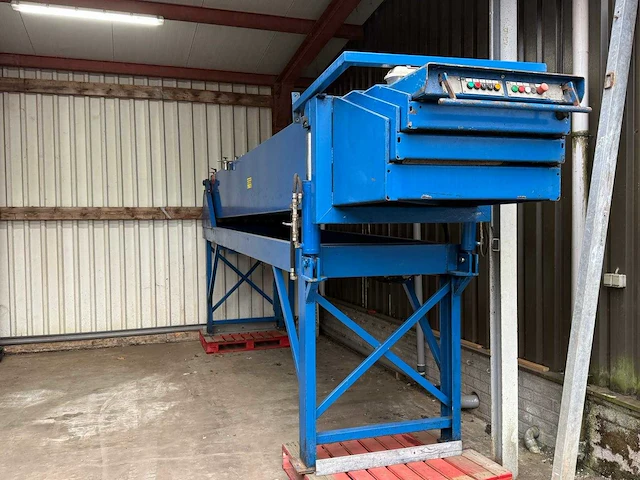 Aangedreven telescopische transportband 18 meter 650x145x265cm - afbeelding 7 van  12