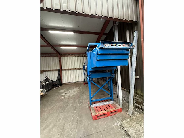 Aangedreven telescopische transportband 18 meter 650x145x265cm - afbeelding 8 van  12