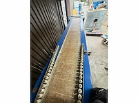 Aangedreven telescopische transportband 18 meter 650x145x265cm - afbeelding 10 van  12