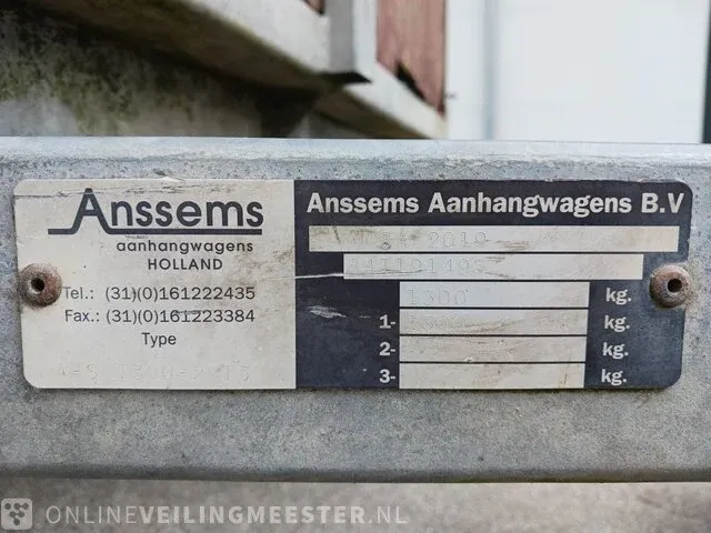 Aanhanger anssems, ansa 2019 - afbeelding 3 van  21