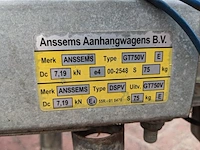 Aanhanger , anssems, gt750v - afbeelding 5 van  27