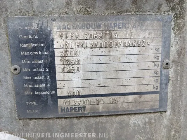 Aanhanger hapert , al, bouwjaar 2008 - afbeelding 11 van  13