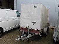 Aanhanger met huif ansems met kenteken wb-dr-87. bouwjaar 2001. afmeting huif 307 x 133 x 165 cm. let op: a... - afbeelding 1 van  8