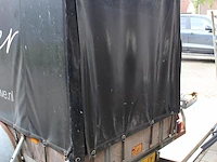 Aanhangwagen euro trailer v2000 dubbelasser met opgebouwde huif met kenteken wv-54-jy. datum eerste toelati... - afbeelding 4 van  4