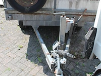 Aanhangwagen hapert achterwaartse kipper met bakafmeting 275 x 160 cm met kenteken 77-wj-10. bouwjaar 1986.... - afbeelding 4 van  4