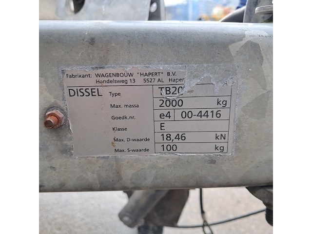 Aanhangwagen, hapert, ea, 2013, met kipfunctie - afbeelding 13 van  21