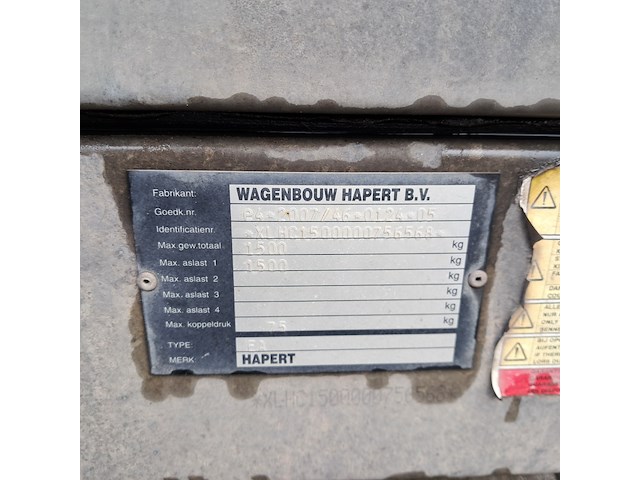 Aanhangwagen, hapert, ea, 2013, met kipfunctie - afbeelding 14 van  21