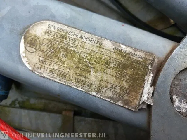 Aanhangwagen hapert, ha-ta-pl, bouwjaar 2008 | 94-wd-gl - afbeelding 10 van  19