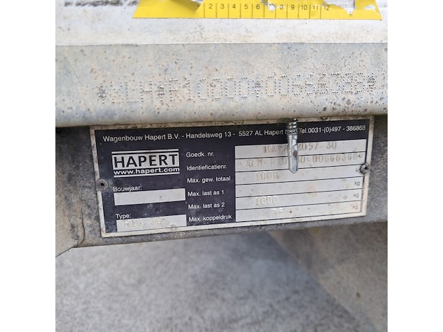 Aanhangwagen, hapert, r10 30, 2005, met oprijplaat - afbeelding 15 van  23
