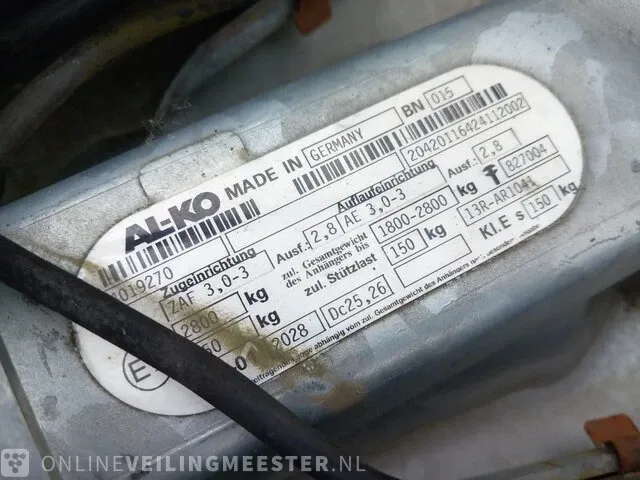 Aanhangwagen hapert, ta, bouwjaar 2012 | 85-wh-vf - afbeelding 11 van  20