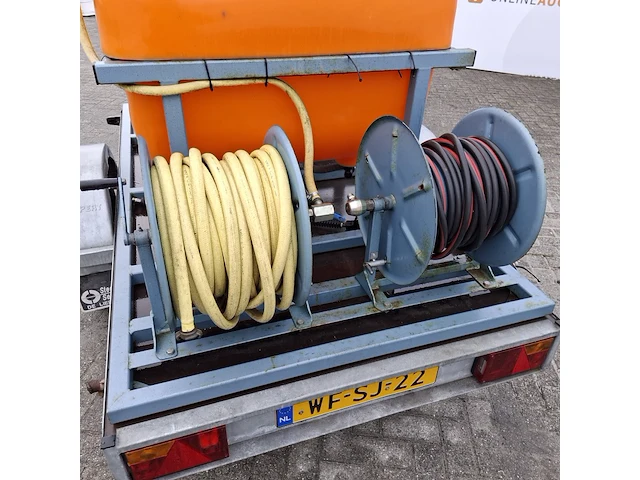 Aanhangwagen ingericht met hogedrukreiniger, hapert/empas, r13-02 - afbeelding 14 van  26