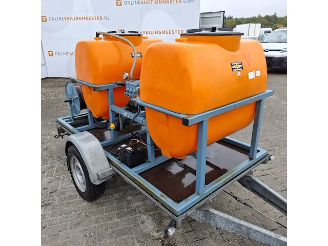 Aanhangwagen ingericht met hogedrukreiniger, hapert/empas, r13-02 - afbeelding 21 van  26