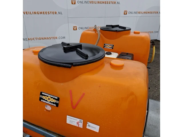 Aanhangwagen ingericht met hogedrukreiniger, hapert/empas, r13-02 - afbeelding 25 van  26