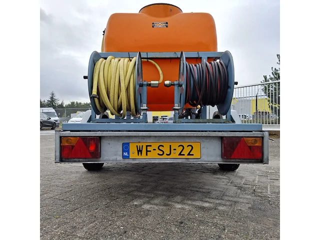 Aanhangwagen ingericht met hogedrukreiniger, hapert/empas, r13-02 - afbeelding 7 van  26