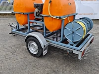 Aanhangwagen ingericht met hogedrukreiniger, hapert/empas, r13-02 - afbeelding 8 van  26