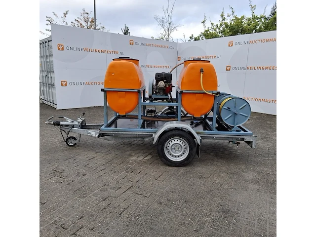 Aanhangwagen ingericht met hogedrukreiniger, hapert/empas, r13-02 - afbeelding 9 van  26